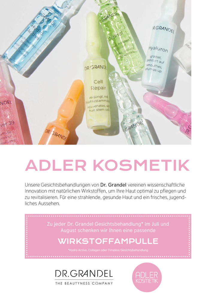 Juli August Kosmetik Aktion Adler Komsetik Graz